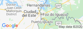 Foz Do Iguacu map